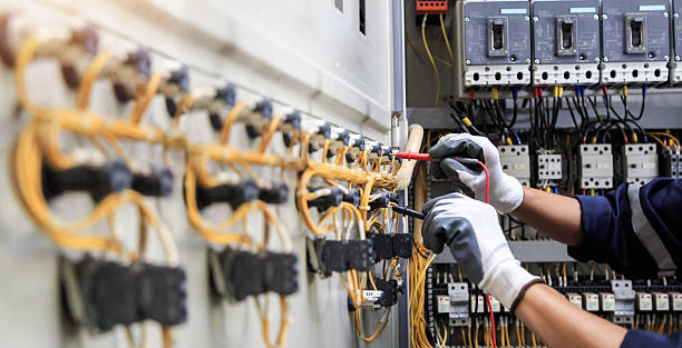 Professional Electrician technician working in Trinity, TX